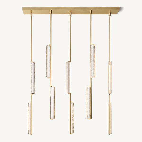 Audubun Crystal Linear Chandelier