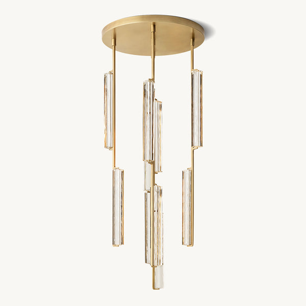 Audubun Crystal Round Chandelier